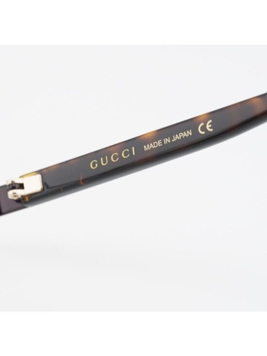 Gucci GG0859OJ 002 Eyeglasses Brown / Havana 53mm Oval Frame main image 4